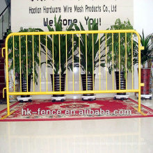 road barriers mobile iron fence panel coated PVC hot sales